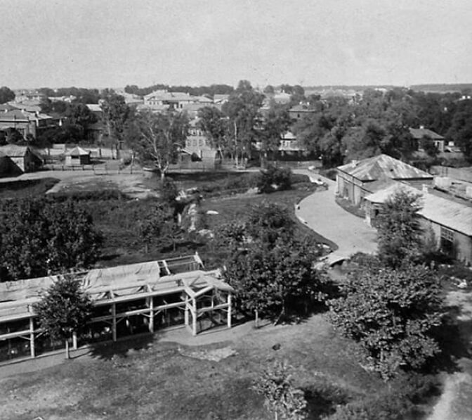 Общий вид зоосада, 1860-е годы. Фото: Архив Московского Зоопарка